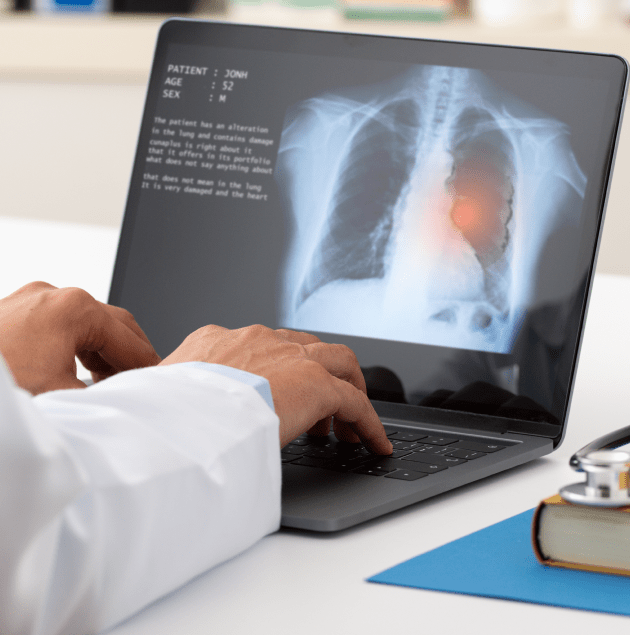Digital X-ray imaging of an injury being performed at Elon Health Urgent Care in Davenport, FL